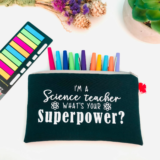 Science Teacher Zipper Pouch