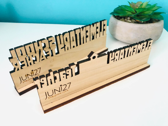 Elementary School Teacher Desk Plaque Gift for Teacher