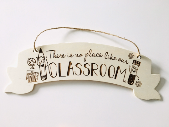 Wooden Classroom Decor