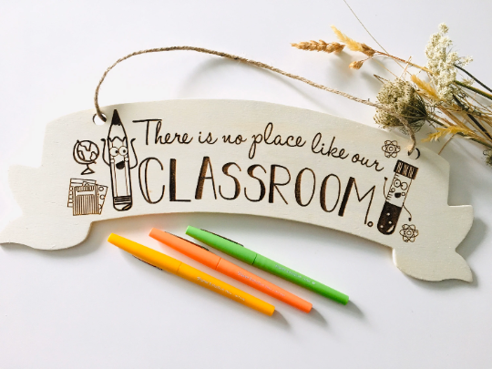 Wooden Classroom Decor