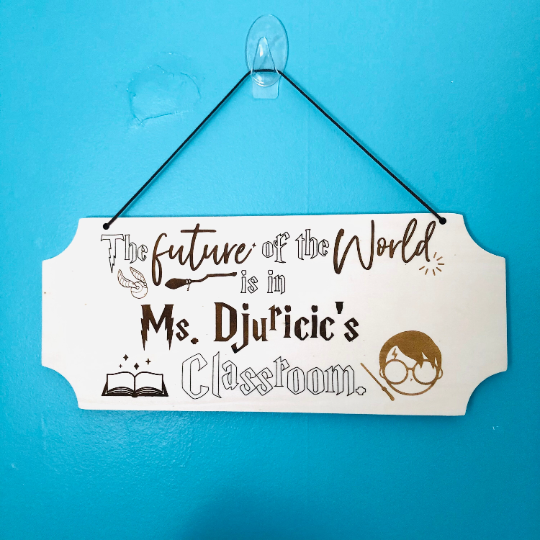 The future of the world - Engraved Classroom Decor