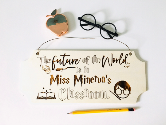 The future of the world - Engraved Classroom Decor