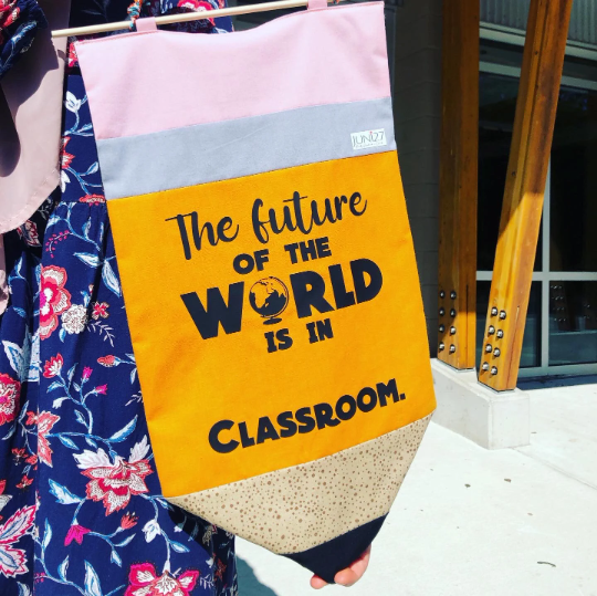 The future of the world is in (your name) classroom./ Personalized Banner