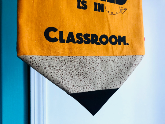 The future of the world is in (your name) classroom./ Personalized Banner