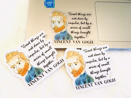 Vincent Van Gogh Vinyl Sticker