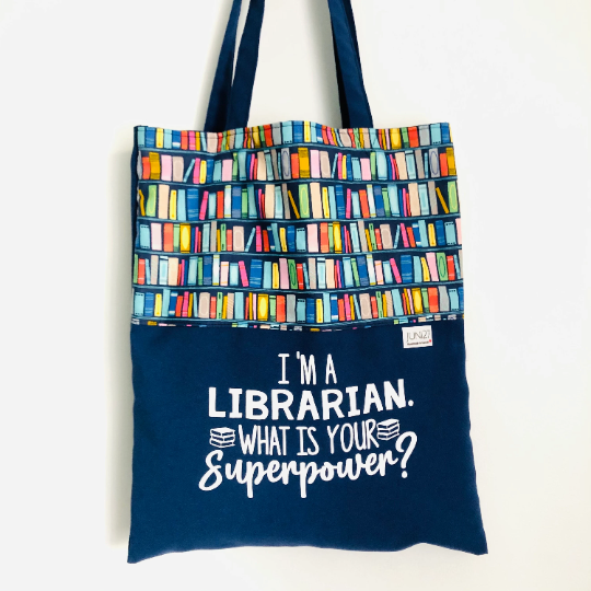 Librarian Book Tote Bag