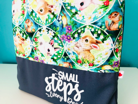 Cute Bunny Tote Bag-Easter Bag