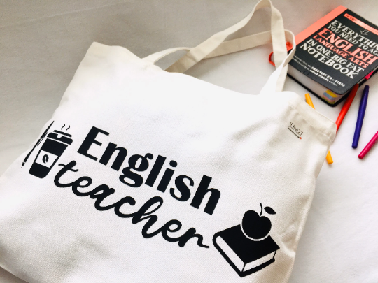 English Teacher Tote Bag