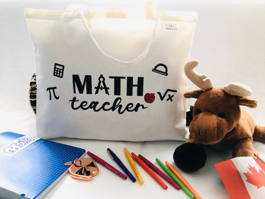 Math Teacher Tote Bag