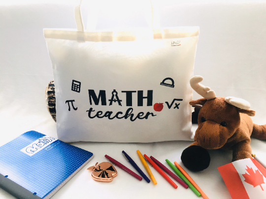 Math Teacher Tote Bag