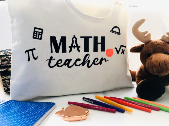 Math Teacher Tote Bag