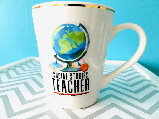 Social Studies Teacher Vinyl Sticker