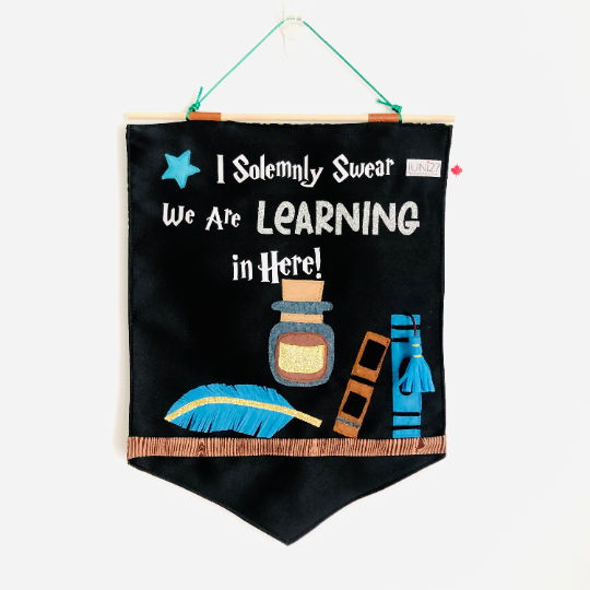 I solemnly swear we are learning in hear Classroom Banner