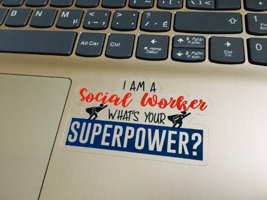 Social Worker Vinyl Sticker