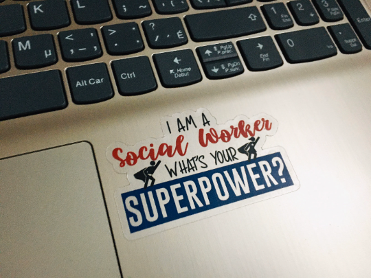 Social Worker Vinyl Sticker