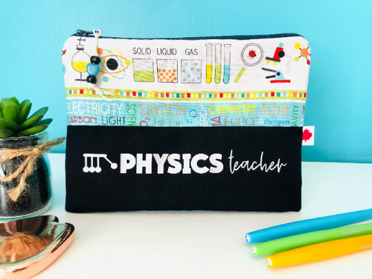 Physics Teacher Zipper Pouch