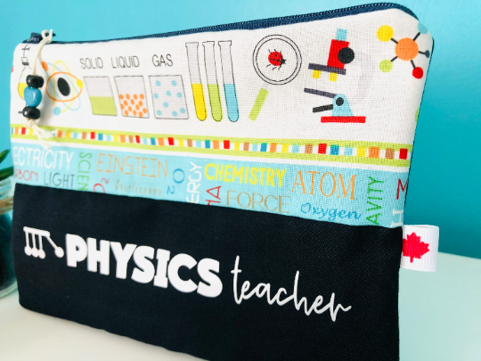 Physics Teacher Zipper Pouch