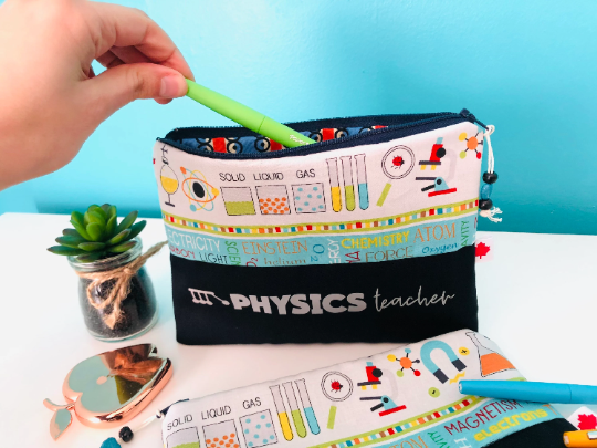 Physics Teacher Zipper Pouch