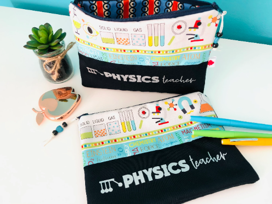 Physics Teacher Zipper Pouch