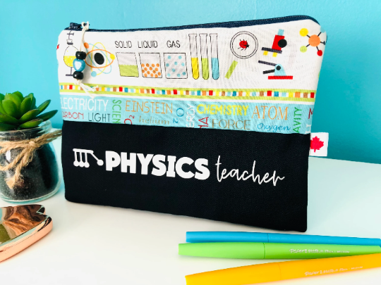 Physics Teacher Zipper Pouch