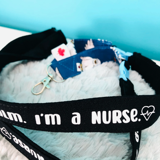 Keep Calm. I'm a Nurse Lanyard