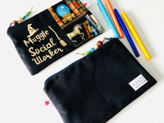 Muggle Social Worker Zipper Pouch