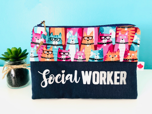 Social Worker Zipper Pouch