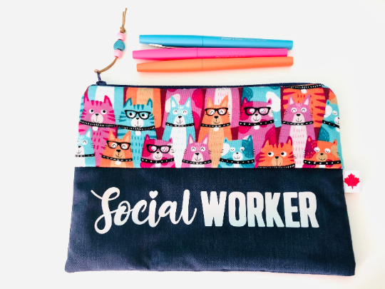 Social Worker Zipper Pouch