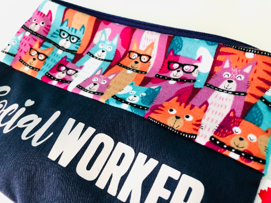 Social Worker Zipper Pouch