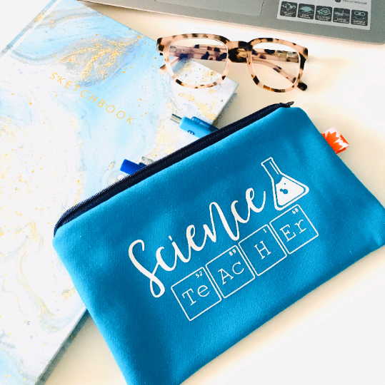 Science Teacher Zipper Pouch