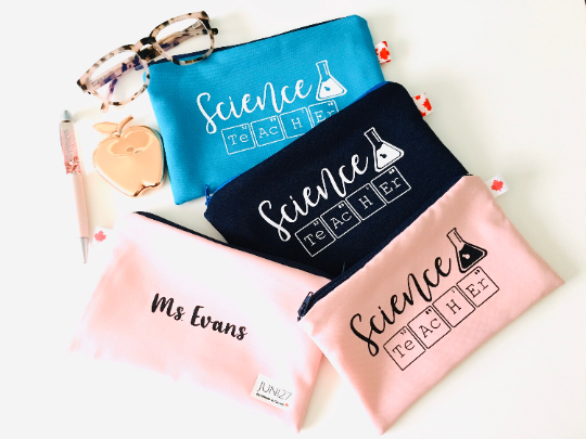 Science Teacher Zipper Pouch