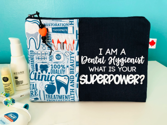 Dental Hygienist Zipper Pouch