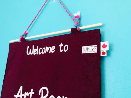 Art teacher Banner/ Personalized Banner