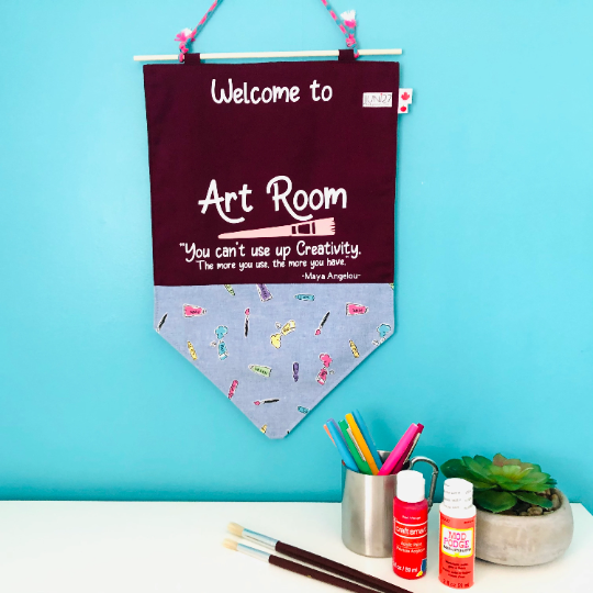 Art teacher Banner/ Personalized Banner