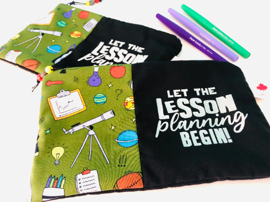 Let the lesson planning begin-Teacher Zipper Pouch