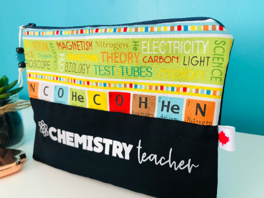 Chemistry Teacher Zipper Pouch